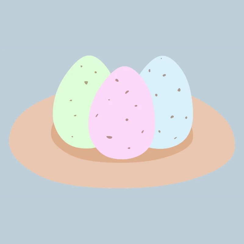 Pastel Easter Egg Nest