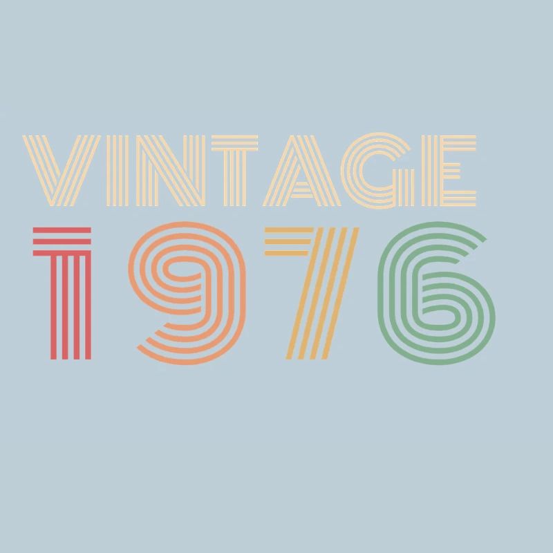 Neon Retro 60 Jahre alt, Sechziger Geburtstag 1966