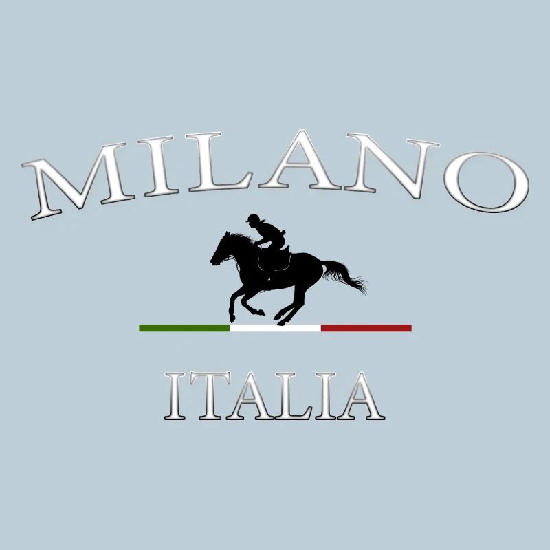 Milan Italy Equestrian Logo