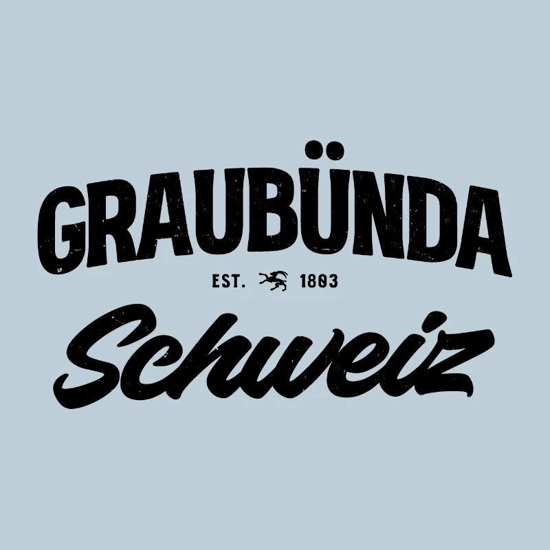 Graubünden Schweiz Vintage Design