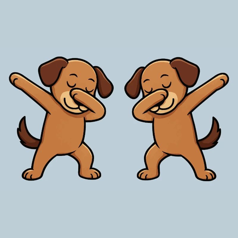 Dog Dabbing Comic