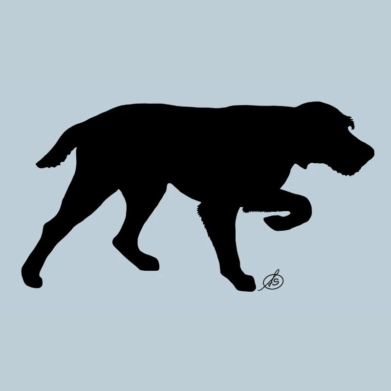 Pointing dog