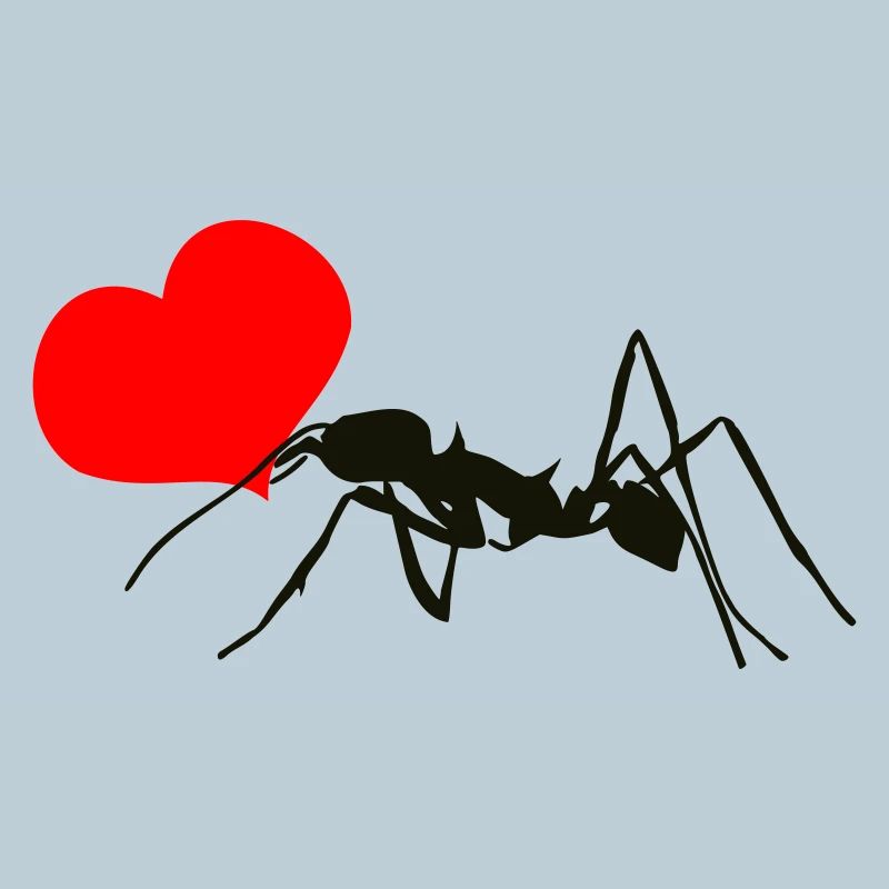 Ant with a heart