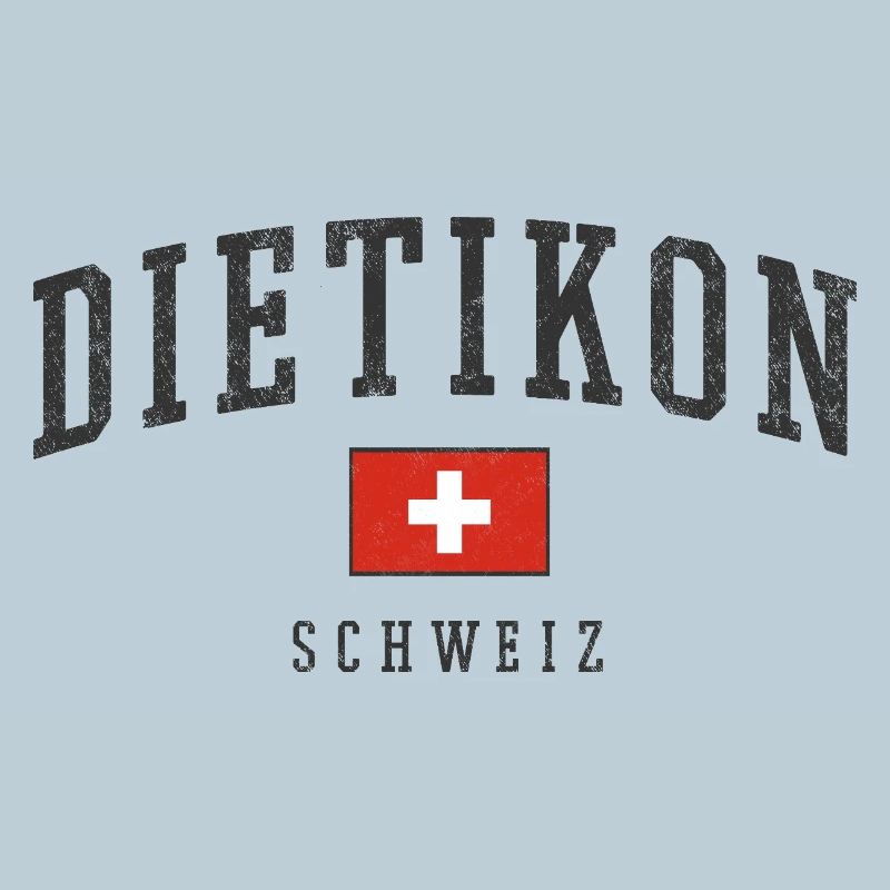 Dietikon Switzerland Emblem Retro