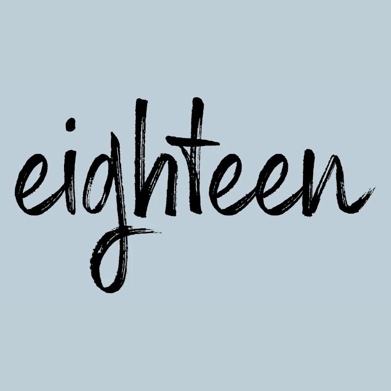 18 eighteen 18. Geburtstag Geschenk Volljährigkeit