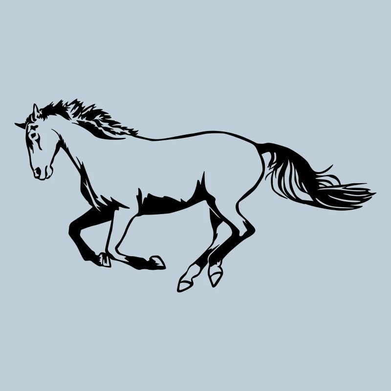 Cheval galopant