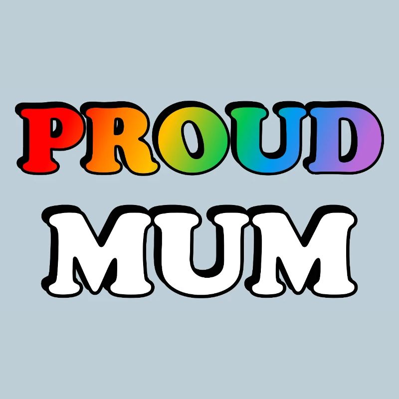 Regenbogen Stolze Mutter LGBTQ Stolz