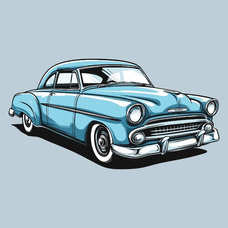 Nostalgisches Retro-Auto Design