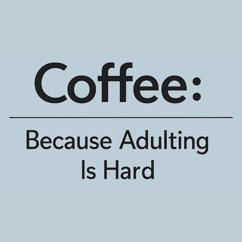 Coffee because murder is wrong