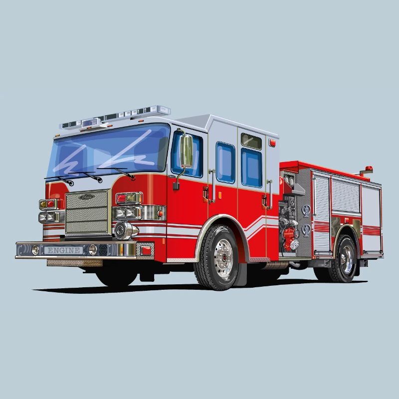 Fire engine with which everyone wants to go to the scene