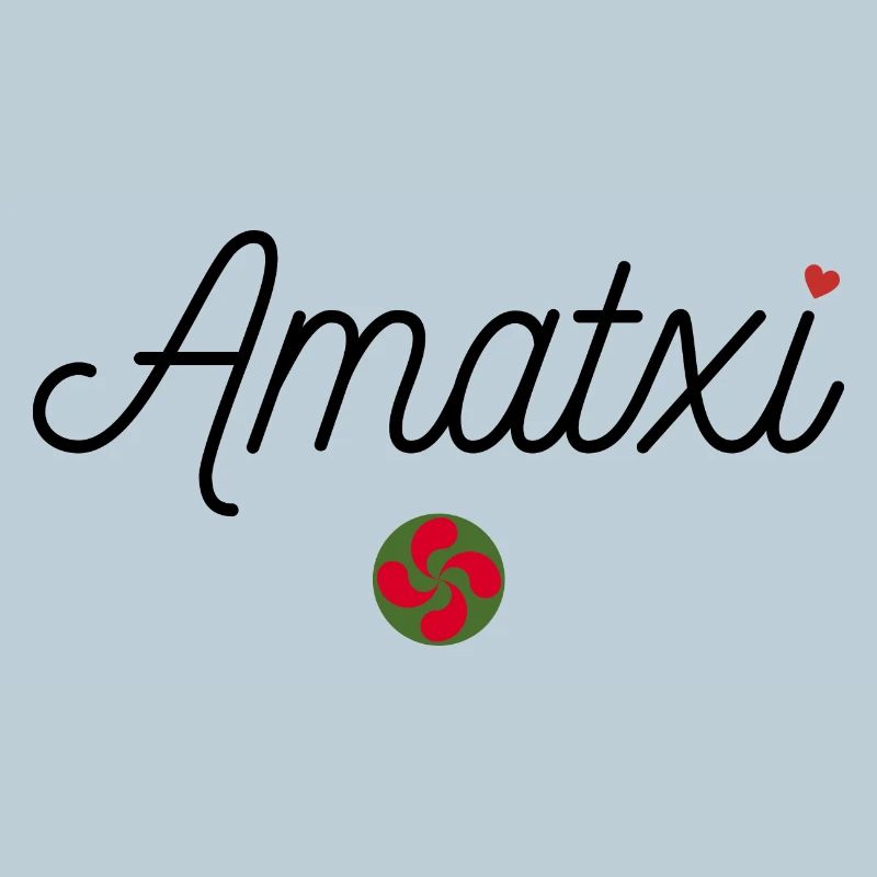 Amatxi et Lauburu. Mamie en Basque