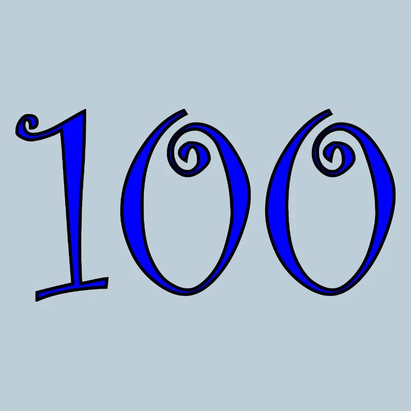 100. 100 YEARS. 100th ANNIVERSARY. BIRTHDAY 100