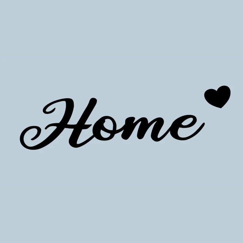 Home Herzchen Lettrage