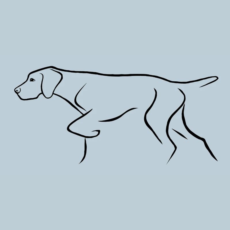 Pointing dog
