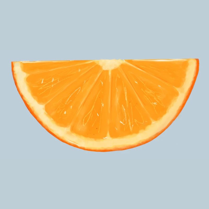 Orangenscheibe Printdesign