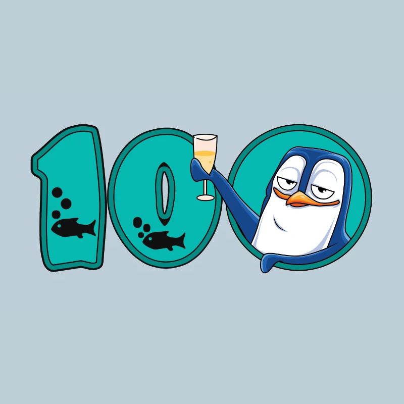 Pingouin du 100e anniversaire