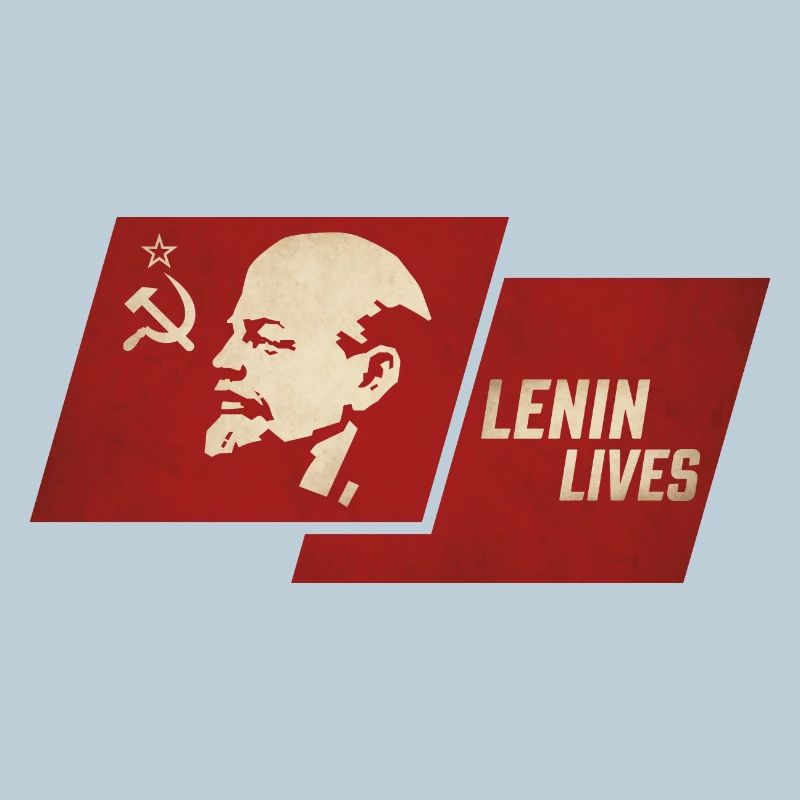 Lenin Lives Flag