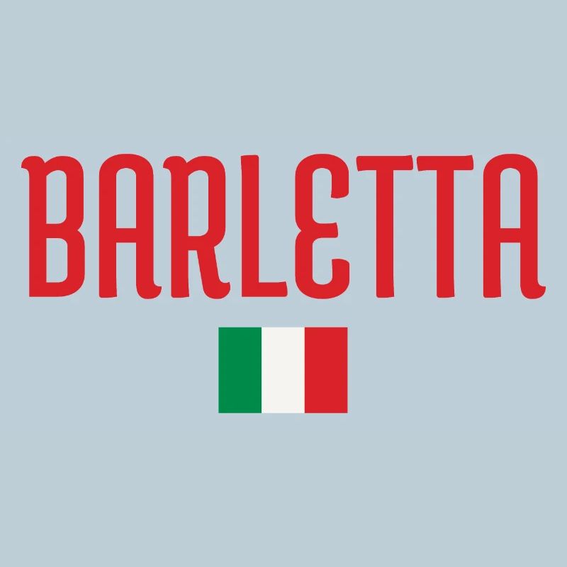 Conception du drapeau italien Barletta