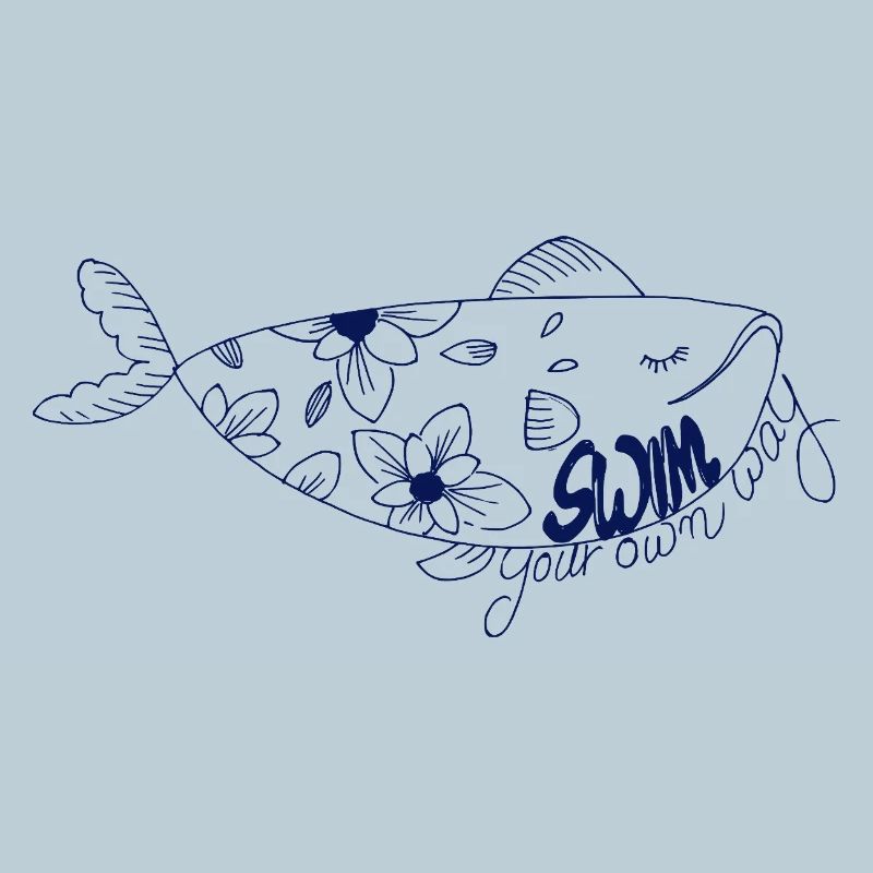 Schwimm deinen eigenen Weg