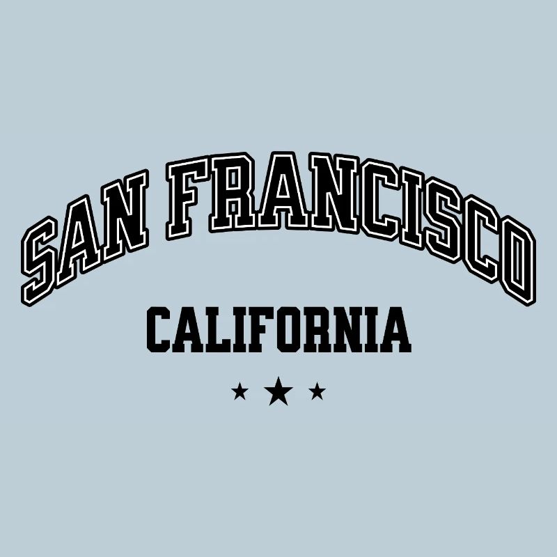 T-shirt Arch Text de San Francisco