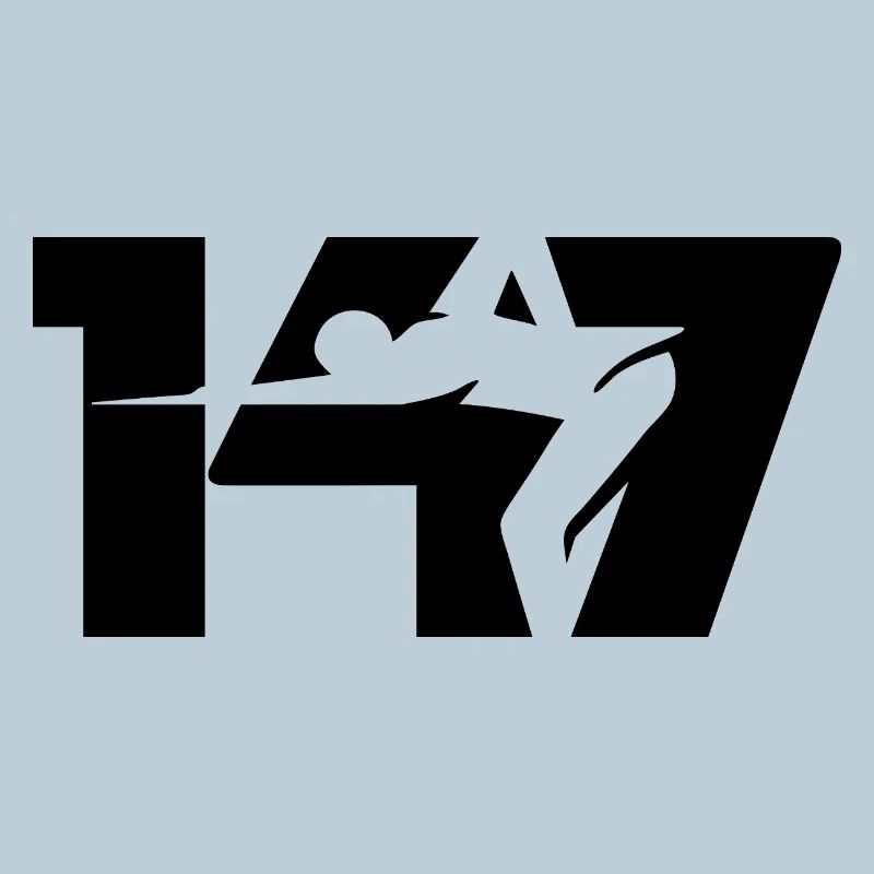 147 Snooker Icon (Noir)