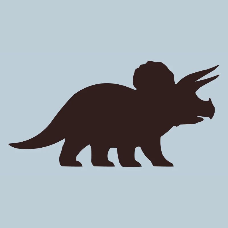 Silhouette du Tricératops