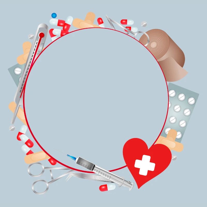First aid kit or first aid kit as a frame