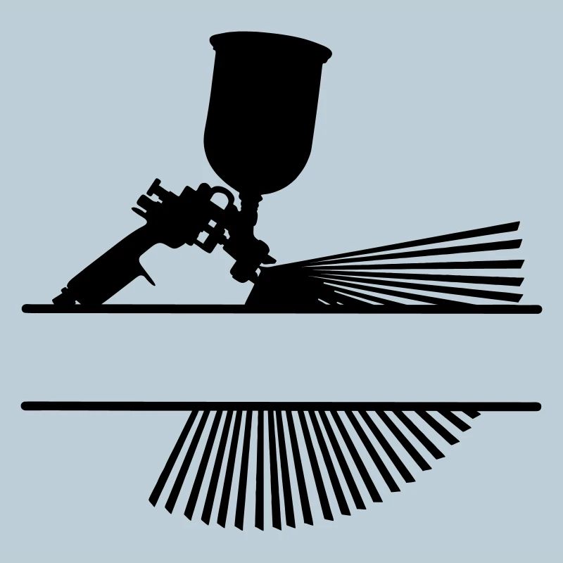 Spray mit Textbanner