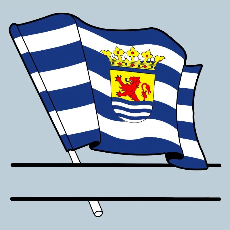 Flagge Zeeland Textbanner