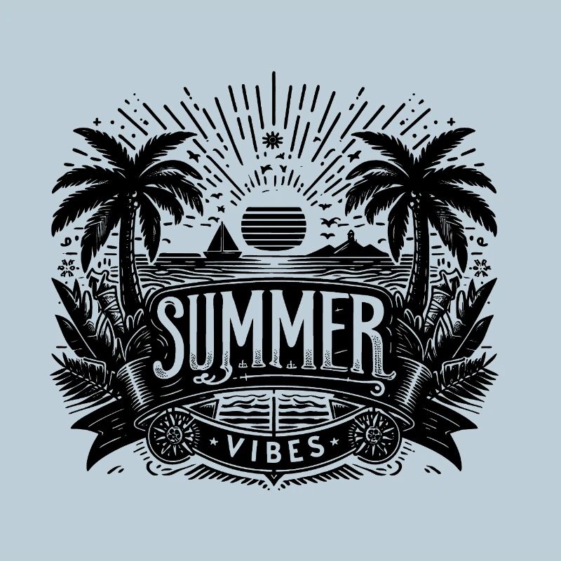 SUMMER Vibes, Beach Design