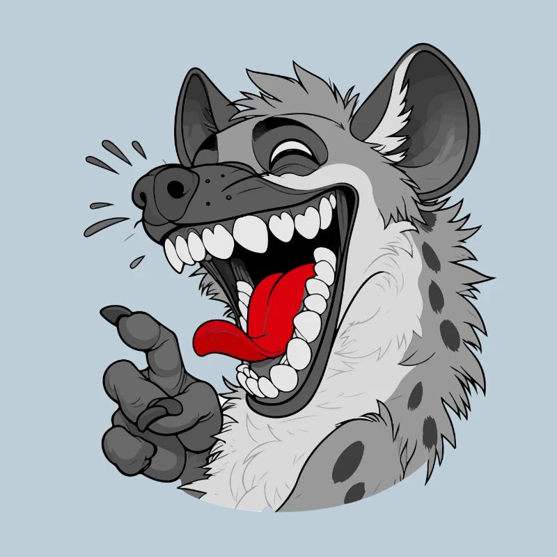 Laughing Hyena Cartoon