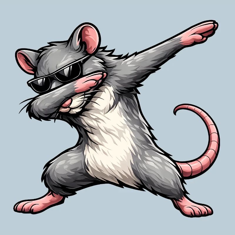 Dabbing Ratte