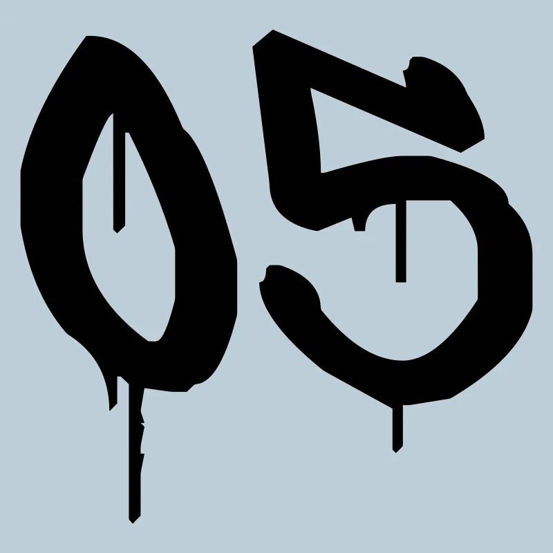 Nummer 05 Urbaner Graffiti-Stil