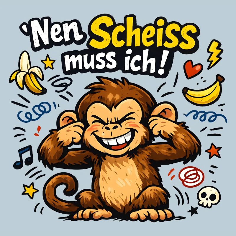 Nen Scheiss muss ich Affe