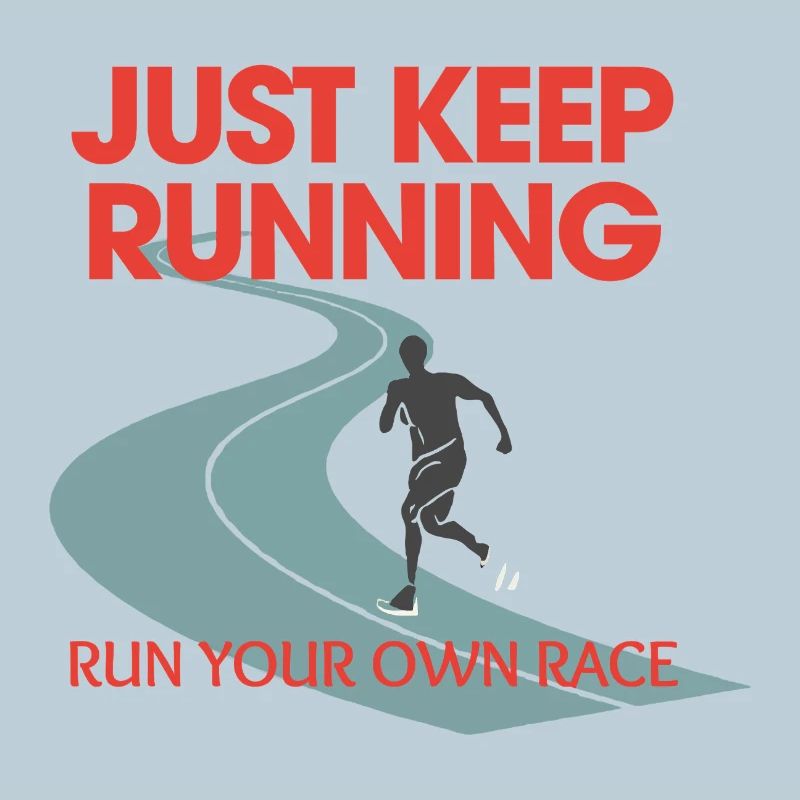 Jogging, Endurance Runner Fitness, continue simplement à courir