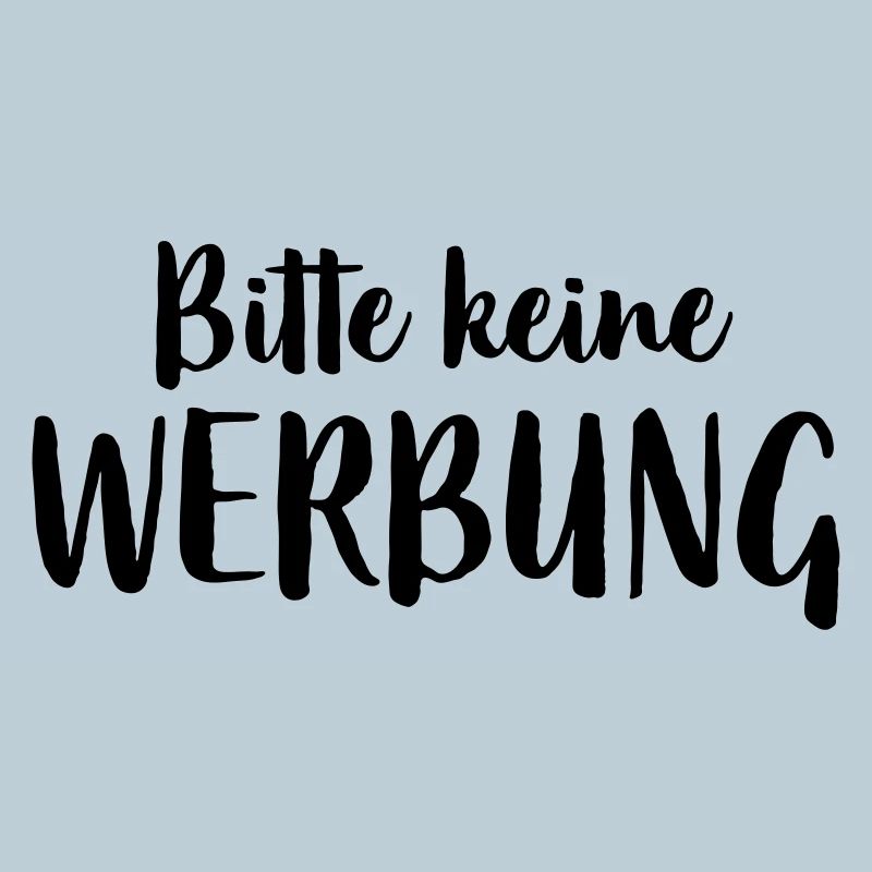 Bitte keine Werbung Aufkleber Briefkasten