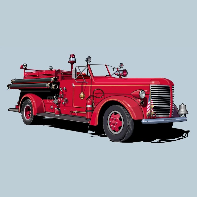 Fire engine vintage car