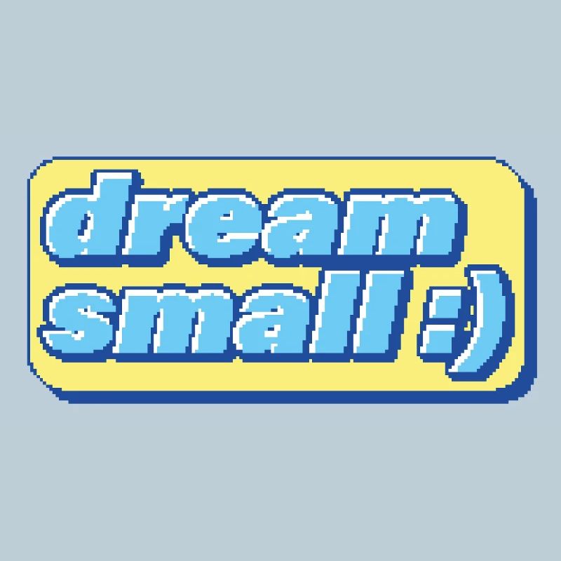 Retro Pixel Dream – Ironische Motivation