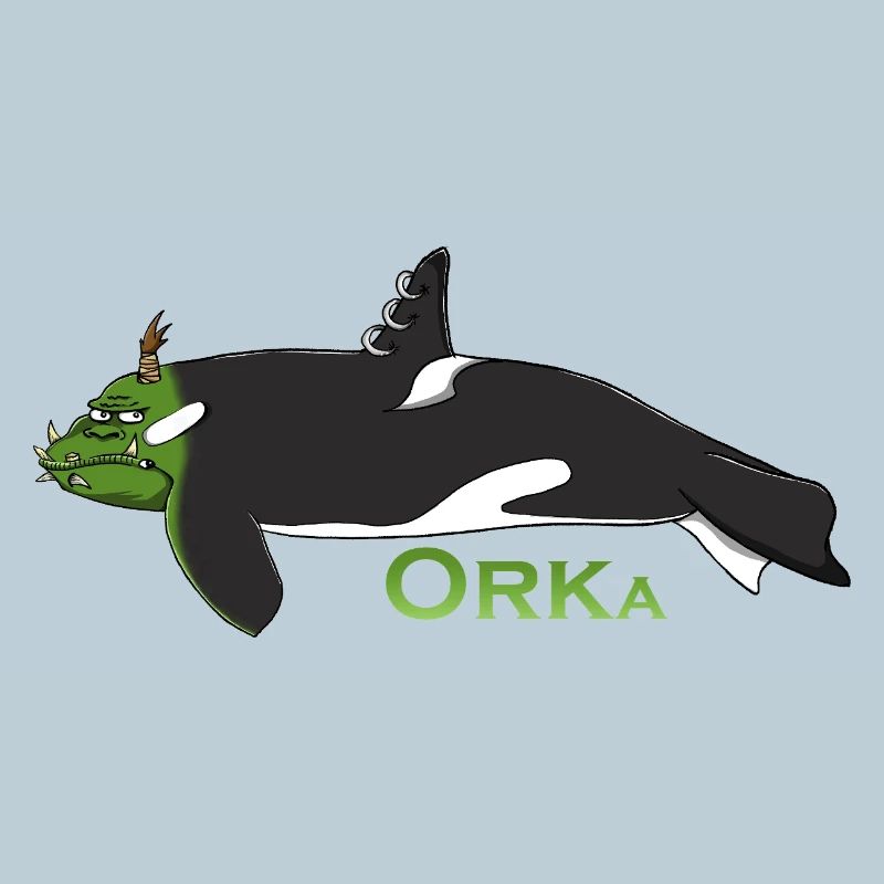 Humorvoller Orca