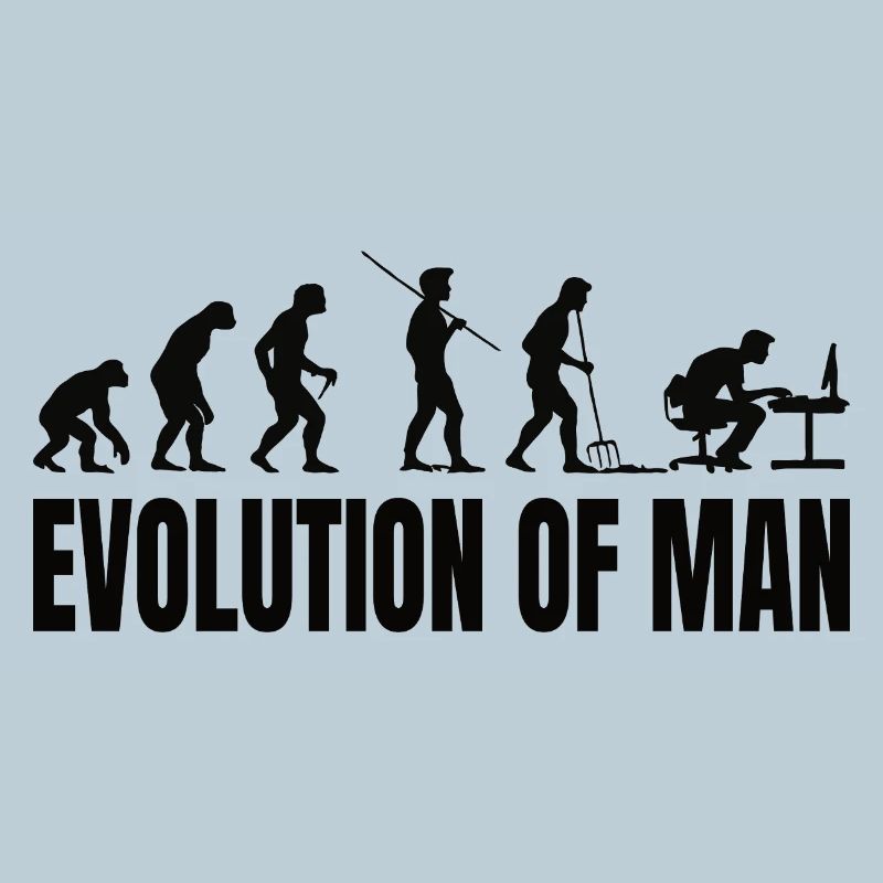 Programmierer Computerfreak Evolution