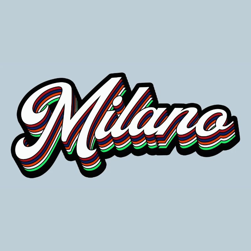 Milano Neon Lettering