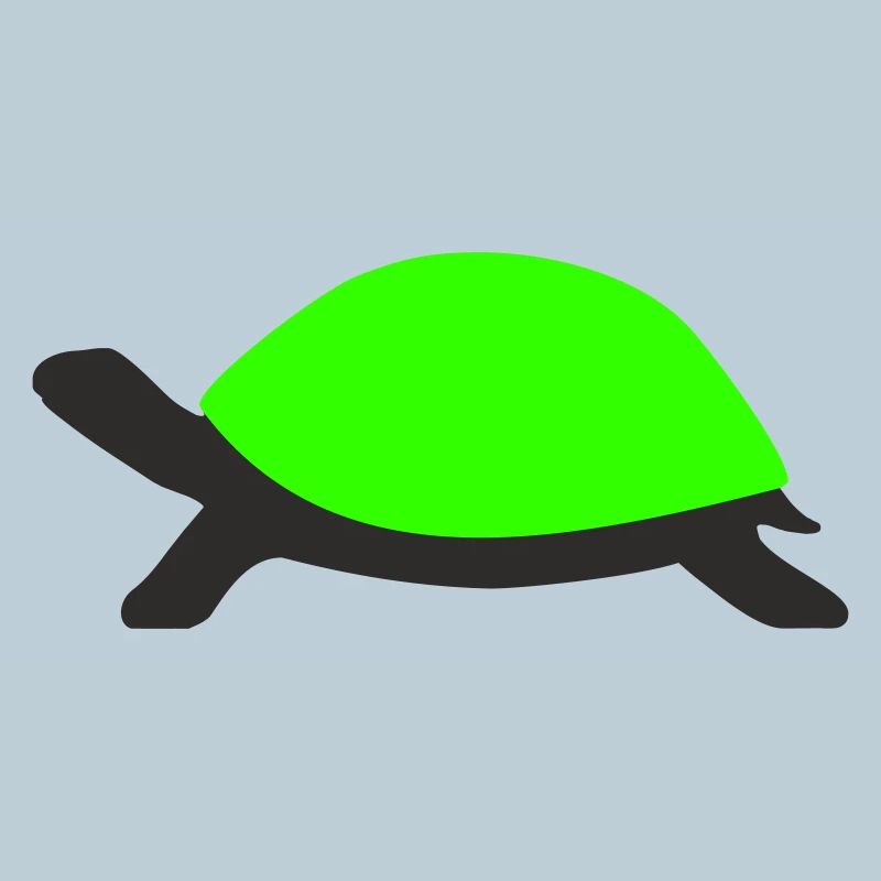 Gezeichnete Schildkröte 