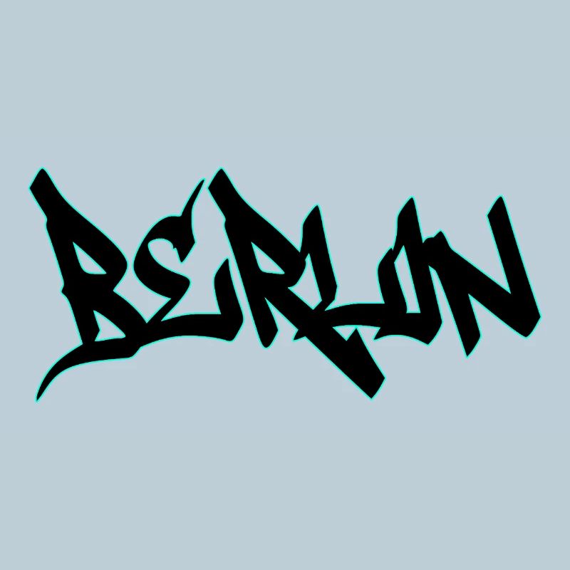 Neon Graffiti Schriftzug