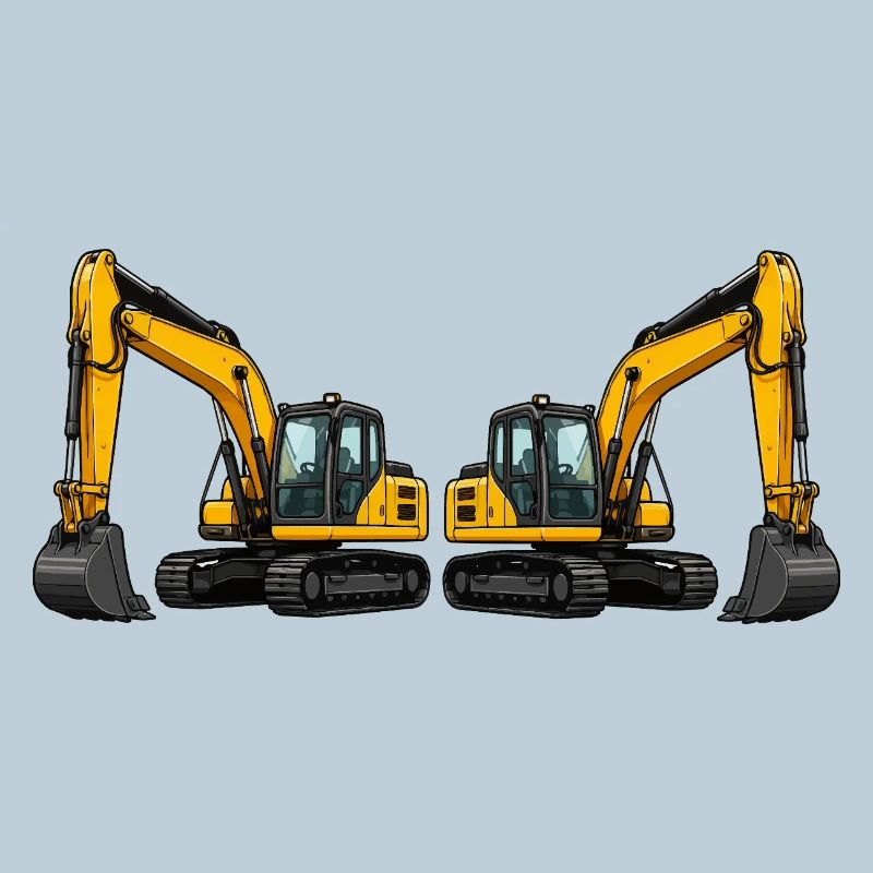 Excavator Vehicle Machine