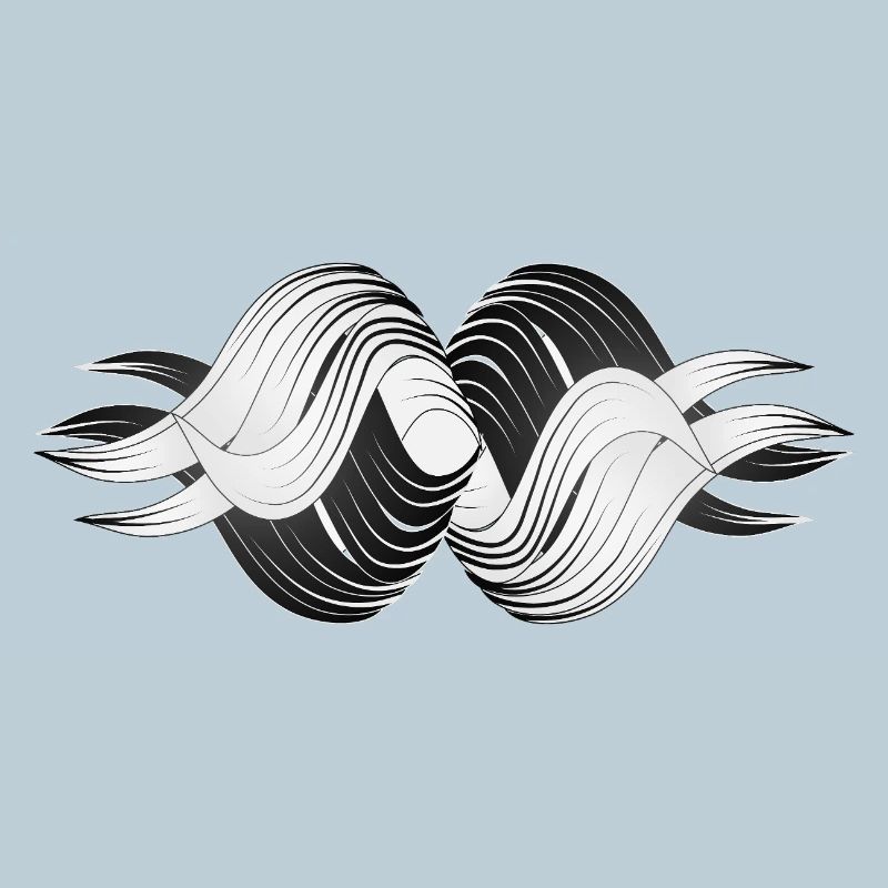 Abstract Shapes – Dynamic Black & White Design