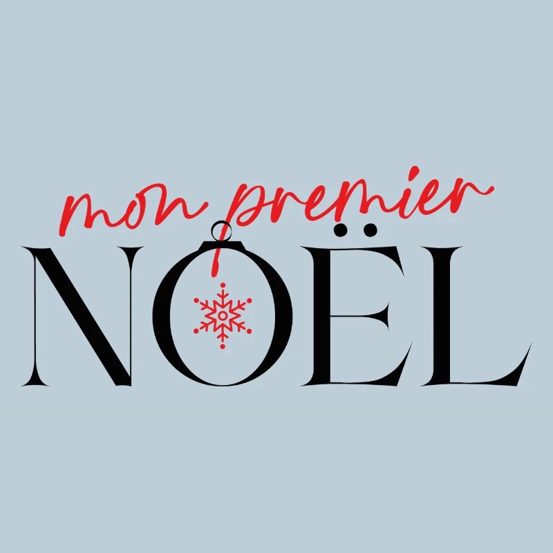 Mon premier Noël Flocon Rouge