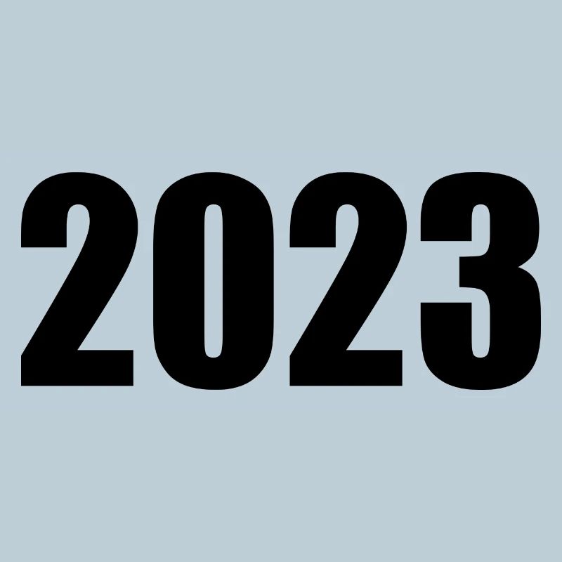 2023 schwarz Silvester Neujahr