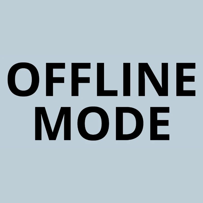 OFFLINE MODE – Minimal Unisex Sweatshirt