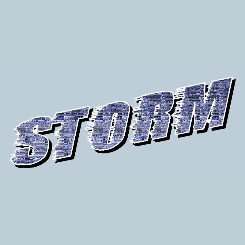 Réclamation STORM | Lettrage tempête