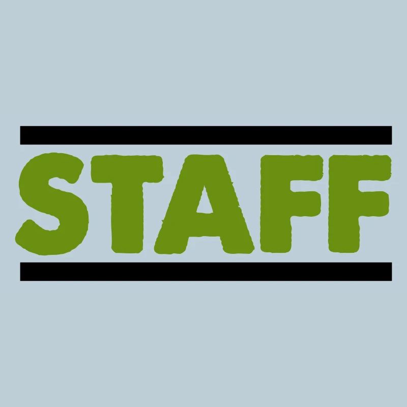 Grüne Staff Distressed Schrift